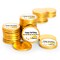 84 Pcs Construction Kid's Birthday Candy Party Favors Chocolate Coins with Gold Foil
